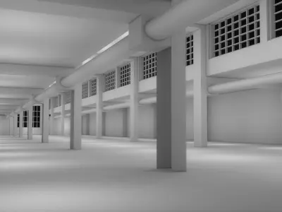 Warehouse 3D model 4