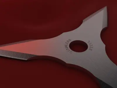 3 Point Shuriken 3D model