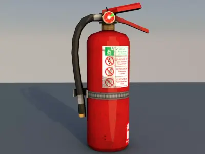 Fire Extinguisher  Low-poly 3D model buy