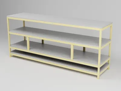 tv stand industrial 3D model