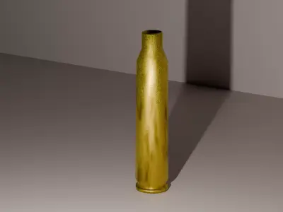 5 56mm NATO Precision Ammo Game Ready Low-poly 3D model