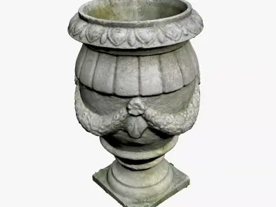 Historical Vase Low-poly 3D model