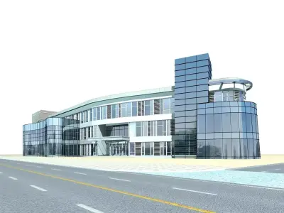 Office Building 3D model 284