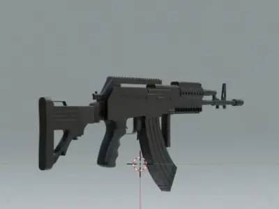 M762  Gun Free 3D model