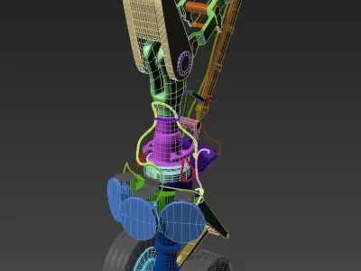 Landing Gear Detailed 3D model