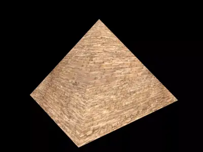 Pyramid egyptian - egyptian Low-poly 3D model