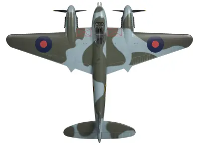 De Havilland Mosquito Low-poly 3D model purchase