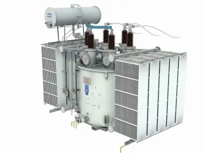 High Voltage Reactor 1 3D model