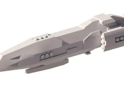 Spaceship-spacecraft-Ultra2 3D model