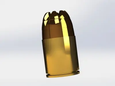 g2r 9mm bullet Free 3D model