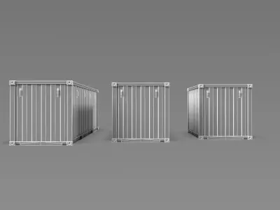 Container Box Industrial Storage Prop 3D model