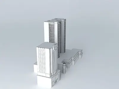 Malecon Center part 1 -Santo Domingo Rep. Dom. Free 3D model