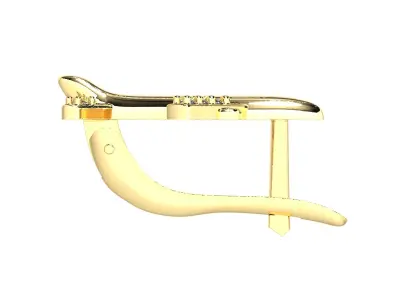 Airplane airbus jewelry earring 3D print model