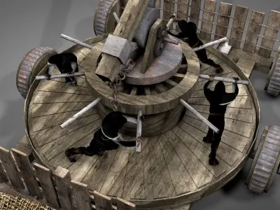 Medieval Wrecking Ball 3D model