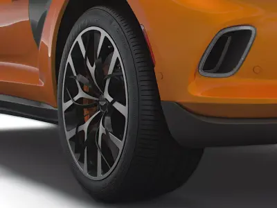 Aston Martin DBX North America 2021 wheel 3D model