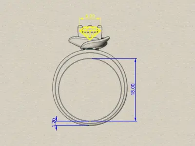 Ring 3 bara 3D model