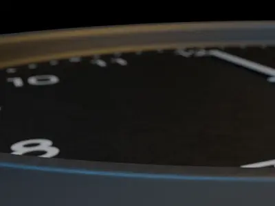 Wall Clock Free 3D model