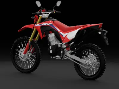2017 Honda CRF150 L 3D model