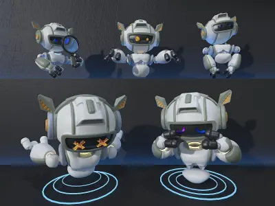 Robot 3D model 2