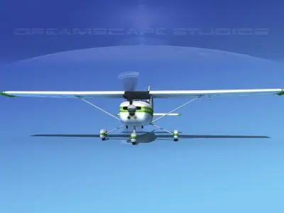 Cessna C152 Aerobat V08 3D model