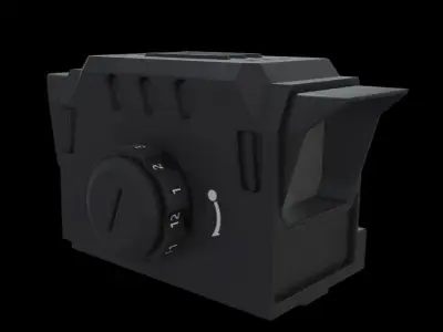 EG1 Reflect Sight Scope Low-poly 3D model