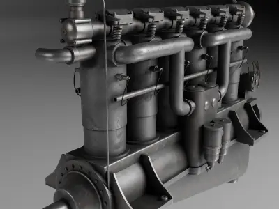 Engine collection 3D Model Pack