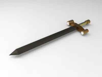 Sword type F 3D model