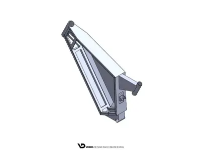 Electrical Bicycle Frame 3D model