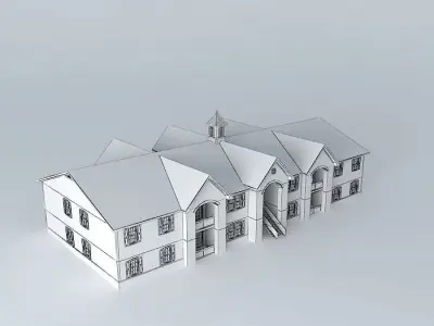 Colonial Village Apartments Free 3D model purchase