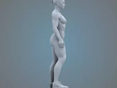Motivational Gym Decor Statue PM-69 3D print model