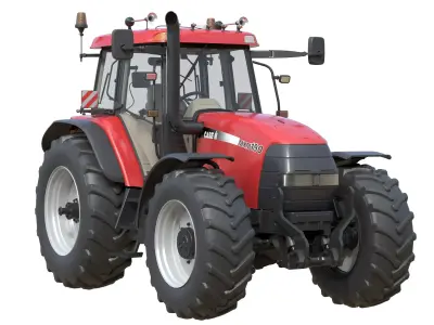 Case IH MXM190 Tractor Low-poly 3D model