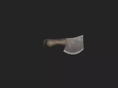 Knife 3D Model 001 Low-poly 3D model