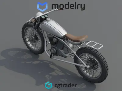 Trail Motorcycle 3D model
