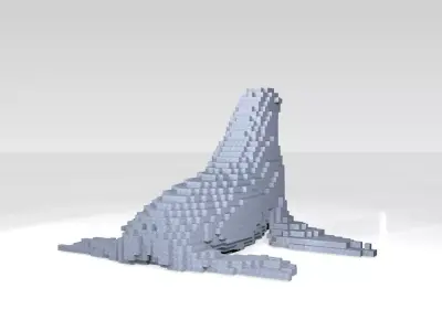 Seal Voxel 3D model
