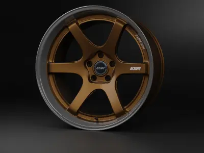 ESR AP6 FORGETECH Low-poly 3D model