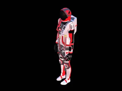Astronaut Spacesuit Austria 3D model