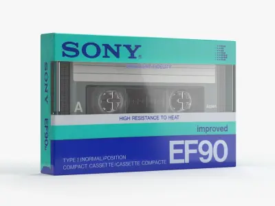  Cassette Tape - SONY EF90 1986-1987 EUR 