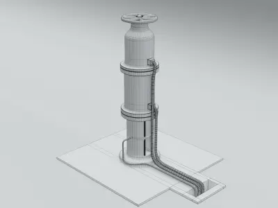 Industrial Valve 3D model purchase
