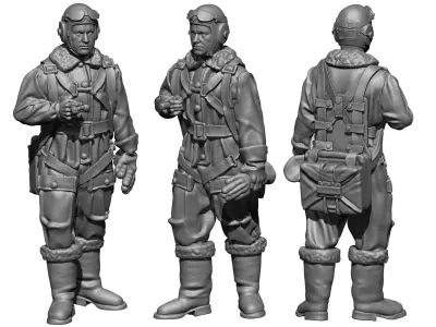 Ussr Pilot  3D print model