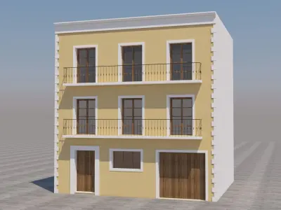 Mexican House 3D model shop