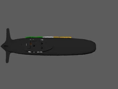 Submarine remote control 3D model