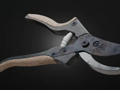 Gardening Shear 3D model 3D model