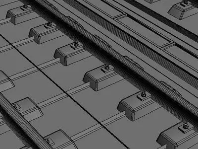 Railway Track 3D model order