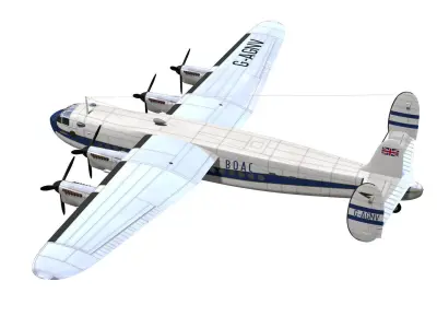 Avro York 3D model purchase