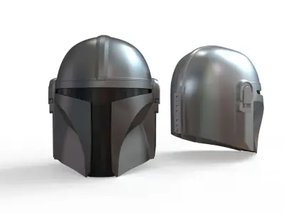 Mandalorian Helmet 3D model order