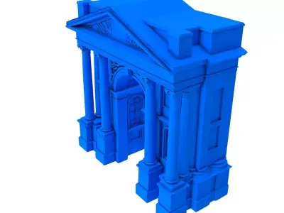 triumphal arch - Babylon Building - Ancient Babylon Building  3D print model
