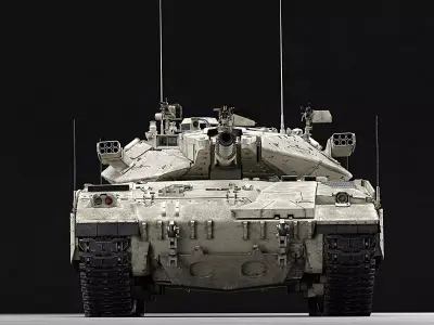 Tank Merkava MK2D 3D Model 3D model