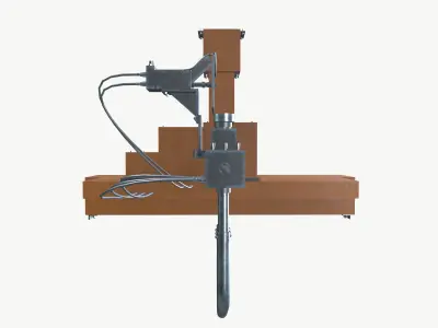 Gob Shooting Machine 3D model