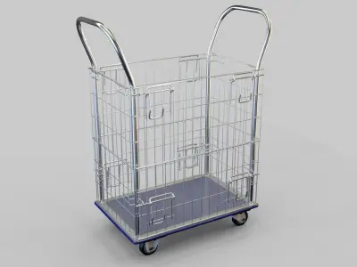 Mesh trolley 3D model