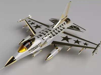 Luxury Jet 3D model